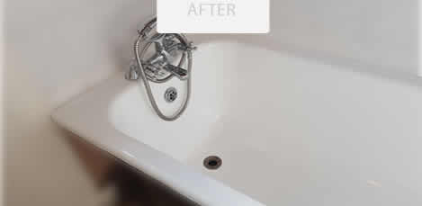 white bath resurfaced after photo