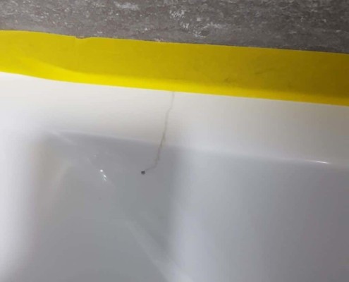 5 common examples of acrylic shower and acrylic bath repair. 4